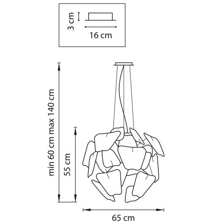 Люстра подвесная Planaria Lightstar 808010, артикул 808010