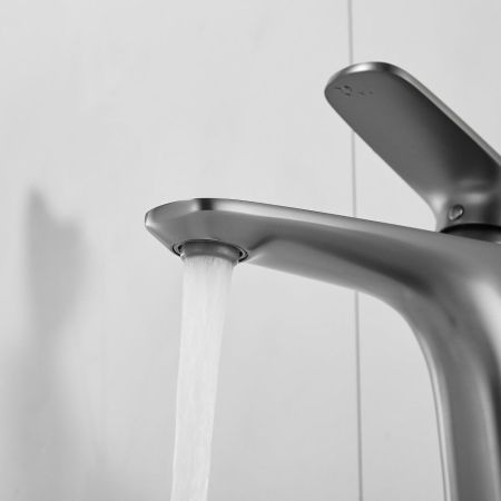 Смеситель для раковины Raffine F0185T, оружейная сталь, артикул F0185T