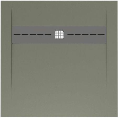 Душевой поддон Allen Brau Infinity 90x90 8.21001-CGM олива, артикул 8.21001-CGM