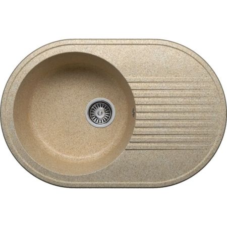 Кухонная мойка Polygran F-16 №302 76 Песочная, артикул F-16 №302 (Песоч)