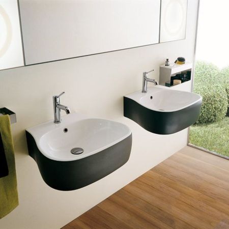 Agape Ottocento Раковина подвесная 55х49х18 см, 1 отв, цвет: темно-серый, артикул ACER08951RZG *1