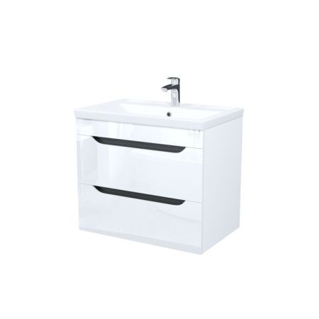 Тумба с умывальником, подвесная, 70 см, белый, Ray, IDDIS, RAY70W0i95K, артикул RAY70W0i95K