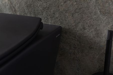 Чаша подвесного унитаза Allen Brau Reality 4.32006.31 черный матовый, артикул 4.32006.31