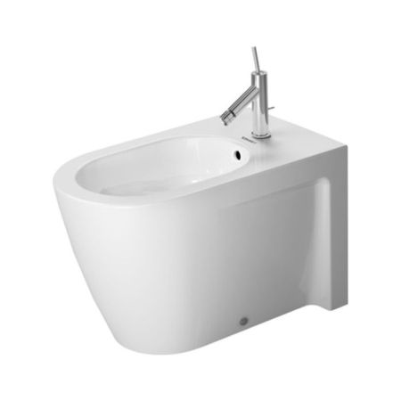 Duravit Биде напольное 630х370 мм, с 1 отв под смеситель, с креплением,цвет белый