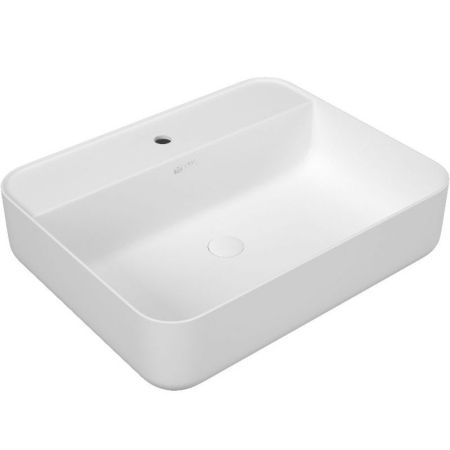 Раковина Owl 1975 Vind 50 OWLB191006 Белая глянцевая с донным клапаном