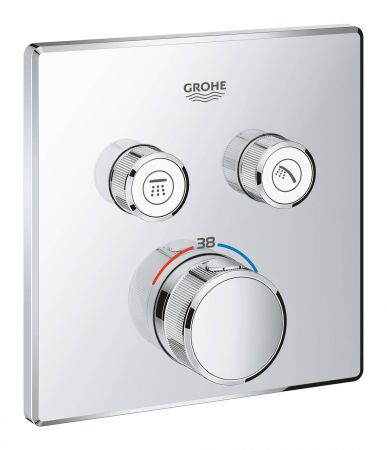 Термостат для душа GROHE GROHTHERM SMART CONTROL 29124000 (хром), шт, артикул 29124000