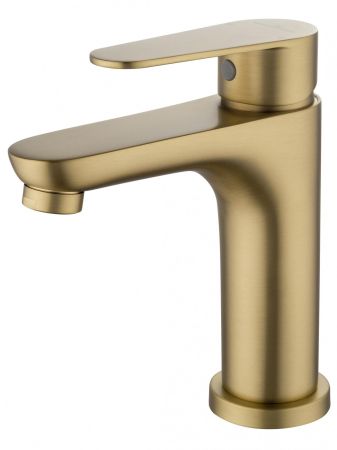 Смеситель для раковины WONZON & WOGHAND ALFA, Брашированное золото (WW-A40202-BG), артикул WW-A40202-BG