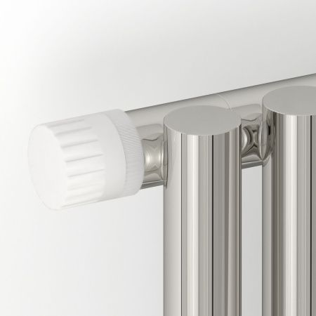 Отопительный радиатор ЭСТЕТ-1 н/ж EU50 левый 1800х225 / 5 сек (Матовый БЕЛЫЙ)