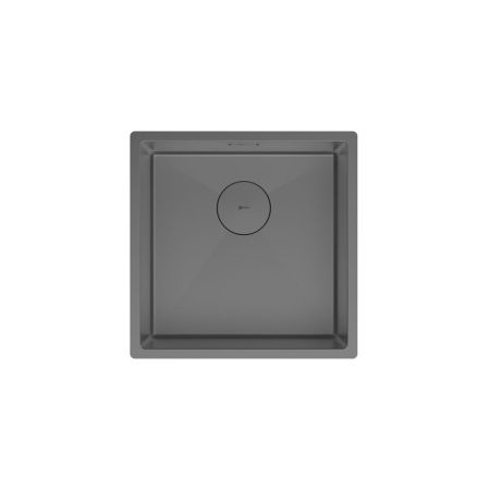 Кухонная мойка Lemark OLANGA 440 прямоугольная из нержавеющей стали цвет: графит (9936123), артикул 9936123