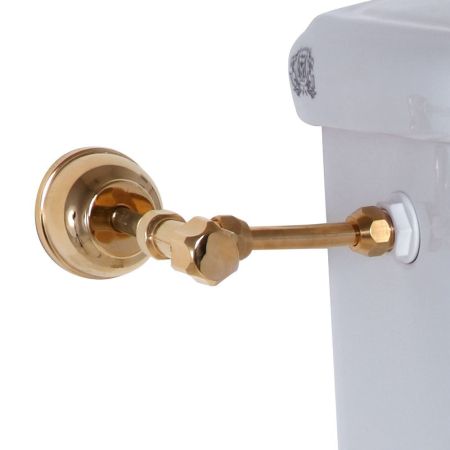 RICAMBI Подводка для бачка WC жесткая, золото