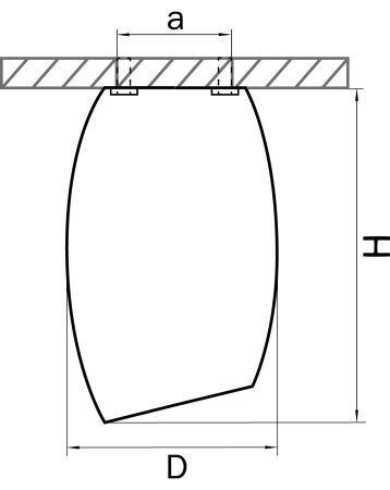 Светильник точечный накладной декоративный под заменяемые галогенные или LED лампы Ballo Lightstar 214467