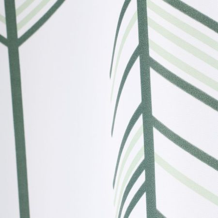 Штора для ванной комнаты FIXSEN DESIGN FX-1510, белый/зеленый, артикул FX-1510