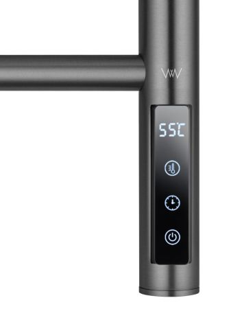 Полотенцесушитель электрический WONZON & WOGHAND BONN, Темный графит (WW-AL4092-GM), артикул WW-AL4092-GM