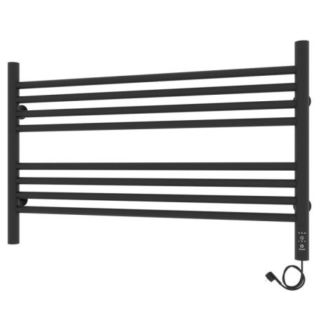 Полотенцесушитель электро "Оливия ЧКЧ8 800*500", черный муар, правый, артикул 73207629