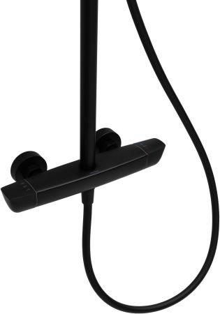 Душевая стойка Allen Brau Infinity 5.21032-31 черный матовый, артикул 5.21032-31