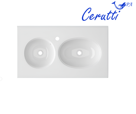 Раковина Double CHIKA (805х460х180) двойная накладная Cerutti SPA Раковина Double CHIKA (805х460х180) двойная накладная Cerutti SPA