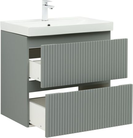 Тумба под раковину Aquanet Джейн (Flat) 70 мисти грин, артикул 00335433