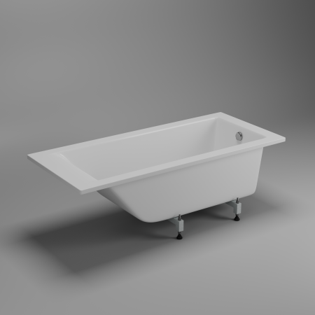 Ванна из литьевого мрамора Delice Diapason 1700х750