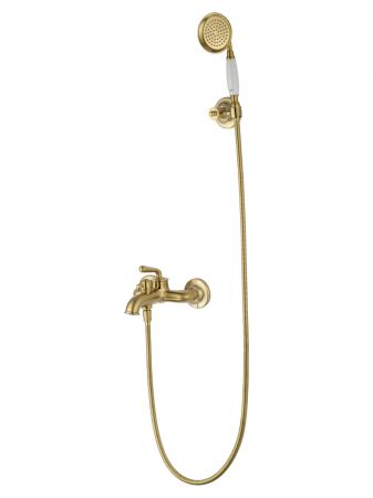 Смеситель для ванны с душем WONZON & WOGHAND STEAM, Брашированное золото (WW-88639008-BG)
