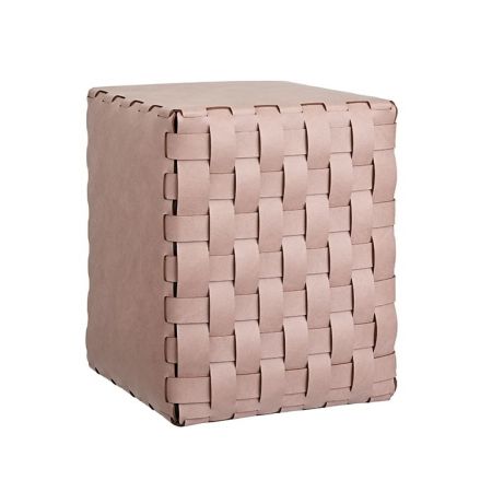 ADJ Пуф, 35x35xH40 см., цвет: пепельная роза/устричный, артикул 1070.07/02