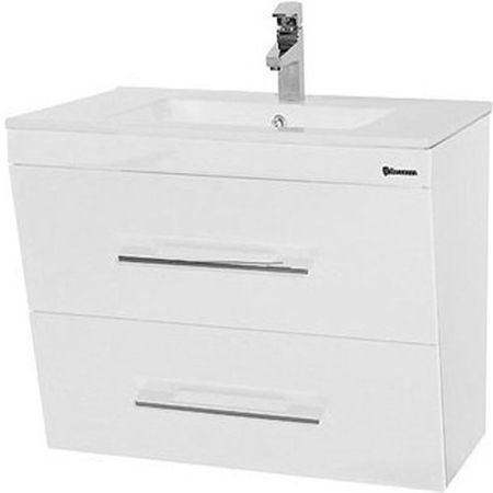 Тумба под раковину Bellezza Берта 60 4635209560015 подвесная Белая, артикул 4635209560015