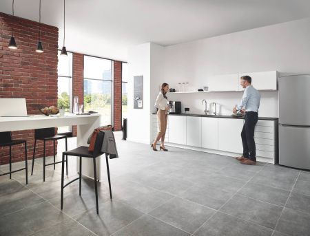 Вертикальный вентиль и бойлер GROHE Red Mono, бойлер M-size, хром, (30085001)