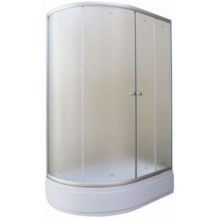 Душевой уголок Parly ZEM120R 120х195 профиль Сатин стекло матовое