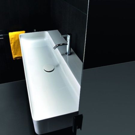 Раковина, Laufen, Val, ширина, мм-750, глубина, мм-420, отверстия для смесителя-1, цвет-белый