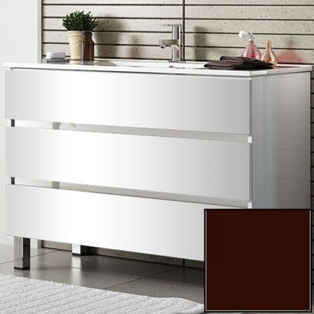 Тумба с раковиной SanVit Кубэ-3 60 kkube3060 в цвете Ral Шоколад, артикул kkube3060
