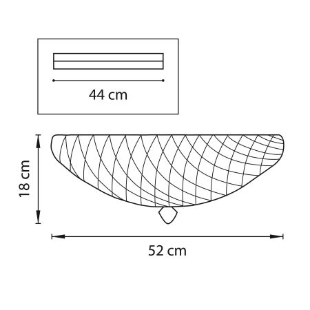 Плафон потолочный Murano Lightstar 602070, артикул 602070