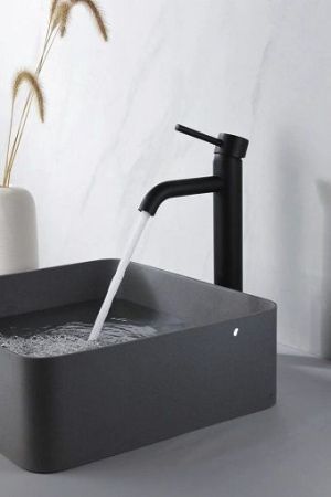 Смеситель для раковины Bronze de Luxe Scandi 9012B Черный матовый, артикул 9012B