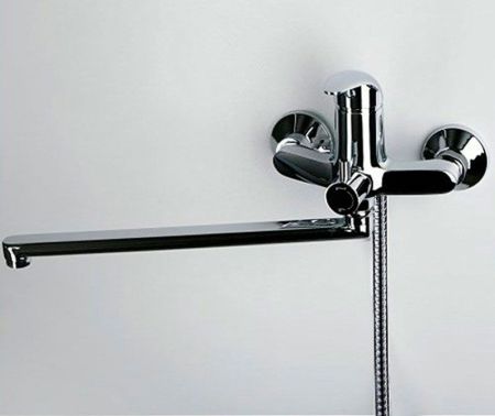 Смеситель для ванны WasserKRAFT Isen 2602L универсальный Хром, артикул 2602L