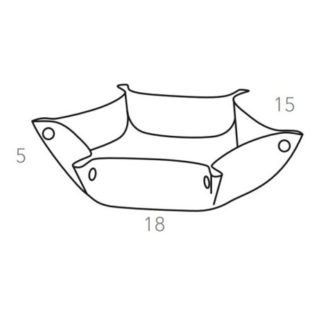 ADJ Мелочница, 15x18xH5 см., цвет: небесный/эвкалипт, артикул 0112.50/60