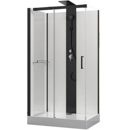 Душевая кабина Black&White Galaxy G8708 с гидромассажем