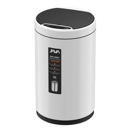 Сенсорное ведро JAVA S-882-12W, 12 литров, артикул S-882-12W