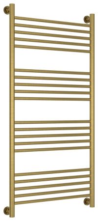 Полотенцесушитель водяной "Богема+" прямая 1200х600 (Состаренная ЛАТУНЬ), артикул 051-0220-1260