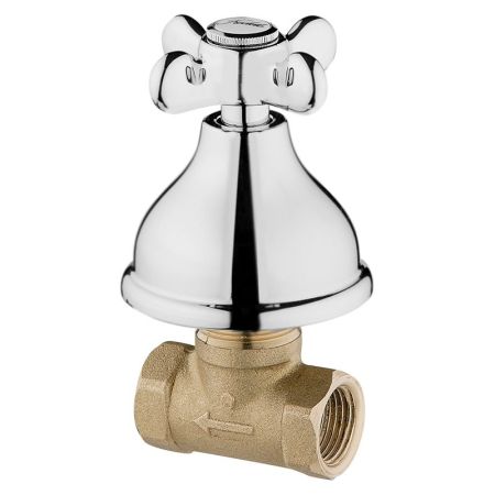 Вентиль запорный Webert Ottocento OT690101 Хром, артикул OT690101015