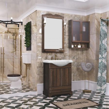 Тумба с раковиной Клио 65 Opadiris Орех антикварный, артикул 