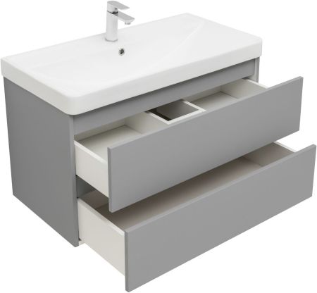 Тумба под раковину Aquanet Вега 2.0 90 мисти грин, артикул 00337962