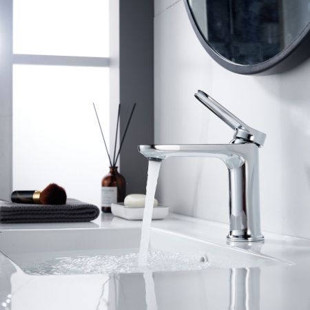 Смеситель для раковины Shevanik S4301, хром, артикул S4301