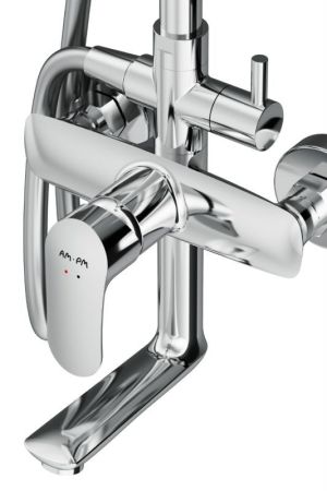 F0780964 Like,душ.система,набор:см-ль д/ванны/душа,верхний душ d250 мм, ручной душ 120 мм, 3 функции, артикул F0780964