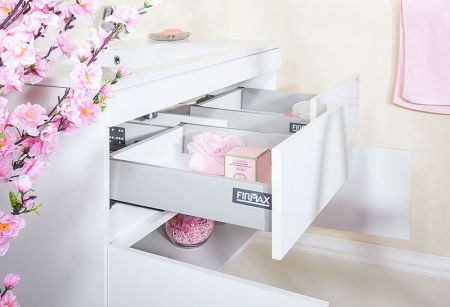 Тумба под раковину Бриклаер Мадрид 85 подвесная белая высокоглянцевая, артикул 4627125410918