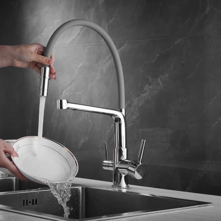 Смеситель для кухни Rose R658, хром, артикул R658