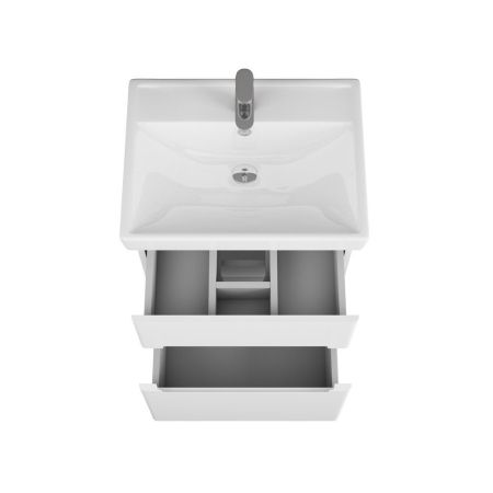 Тумба Nyborg 60, 2 ящика, белая, артикул OW06.01.00