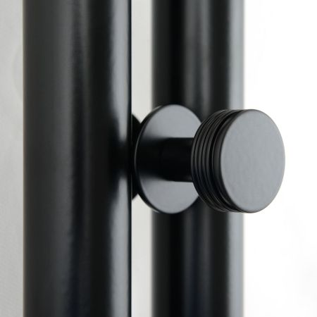 Крючок, Сунержа, КАНЬОН, одинарный, ширина, мм-34, глубина, мм-49, высота, мм-34, тип установки-между перемычками полотенцесушителя, для водяных и электрических моделей, материал-нержавеющая сталь, крепления в комплекте, цвет-черный матовый