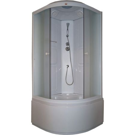 Душевая кабина Parly Аcrilic AE90 90х215 профиль Белый стекло матовое, артикул 5722