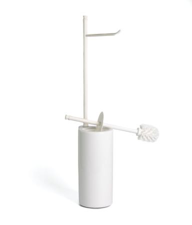 Stil Haus Hashi, стойка h62 см: бумагодержатель/белый керамический ёрш, цвет белый матовый, артикул 972(24)