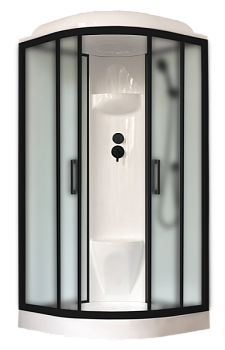 Душевая кабина Royal Bath  RB 90HK6-WC-BL (белое/матовое)