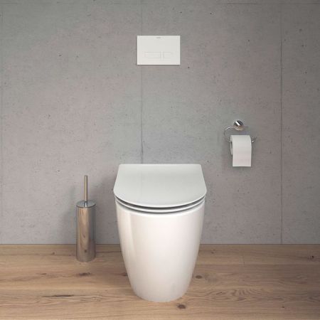 Duravit Soleil by Starck Унитаз напольный  370х600мм, безободковый, слив универсальный,  Weiß Hochglanz, HyG, цвет белый, артикул 2010090000