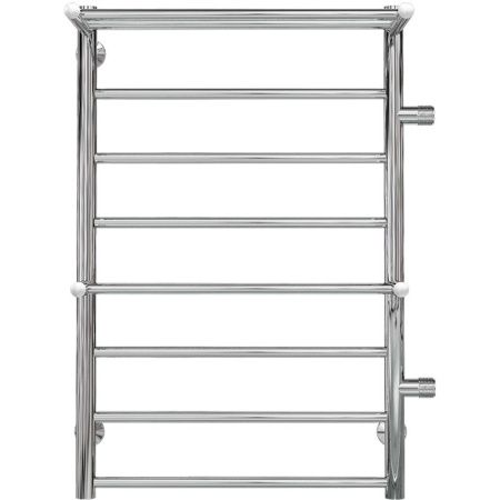 Водяной полотенцесушитель Terminus Анкона П8 500x801 4620768888809 с полкой Хром с боковым подключением 500